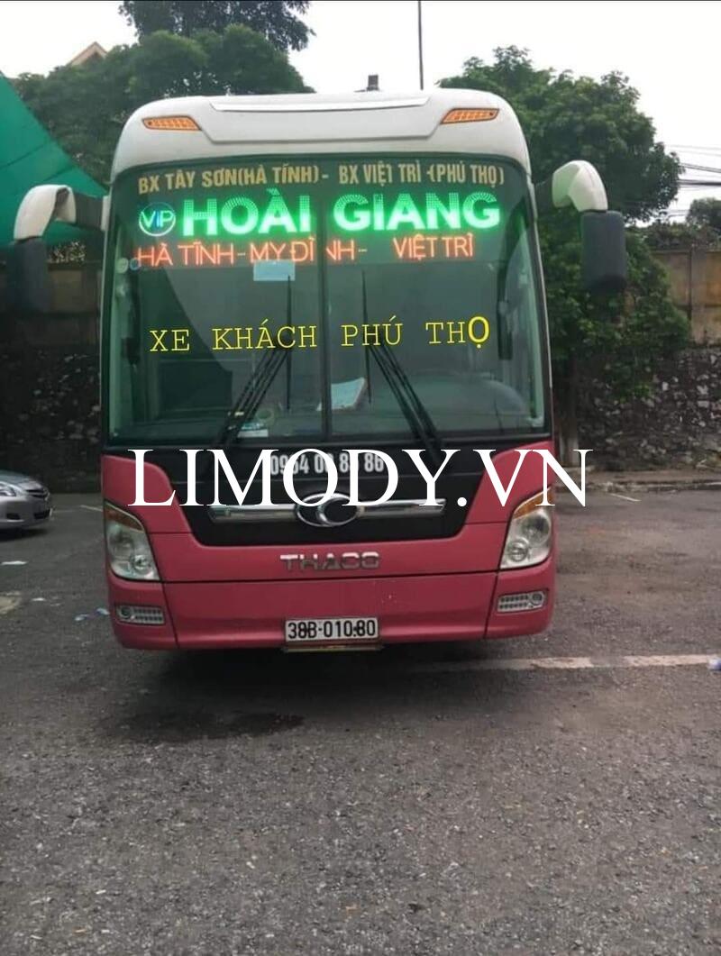 Nhà xe Hoài Giang: Số điện thoại đặt vé xe đi Hương Sơn Hà Tĩnh