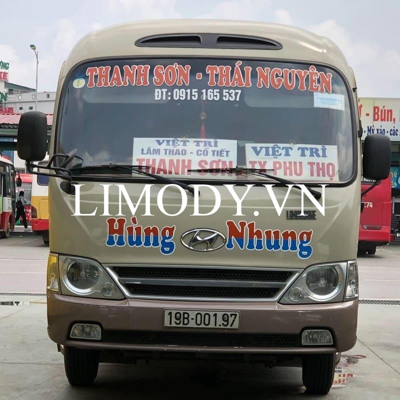 Top 5 Nhà xe Thái Nguyên Thanh Sơn giá vé chỉ từ 100-150k