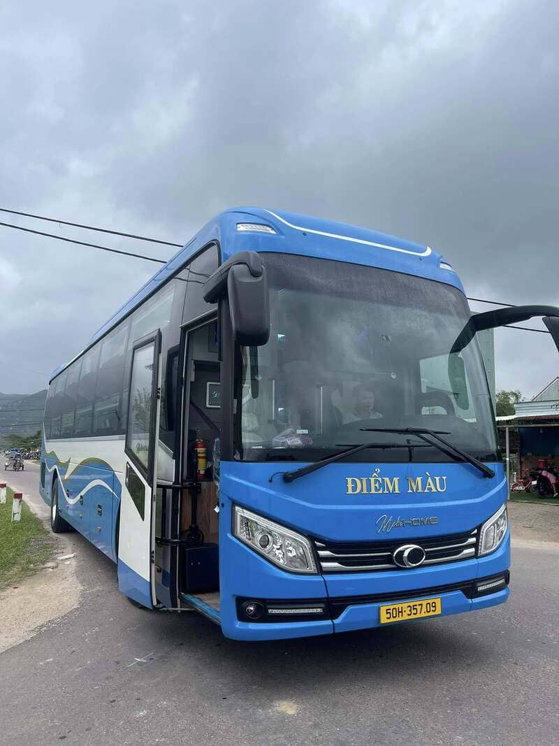 Nhà xe Điểm Màu Bình Định: Số điện thoại đặt vé và lộ trình đi