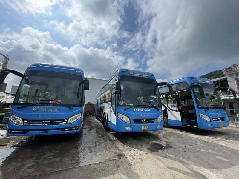 Nhà xe Điểm Màu Bình Định: Số điện thoại đặt vé và lộ trình đi