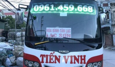 Nhà xe Tiến Vinh: Điện thoại đi Bắc Ninh Tuyên Quang Hòa Bình