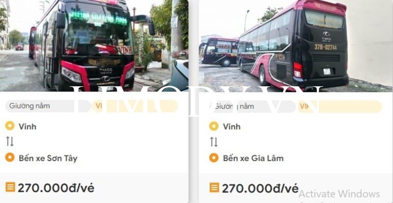 Top 3 Nhà xe buýt xe khách từ bến xe Gia Lâm đi Sơn Tây
