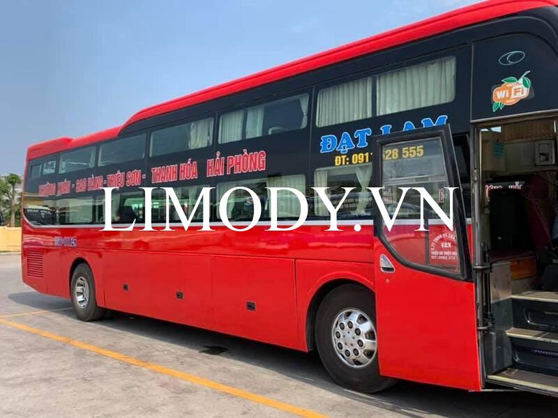 Nhà xe Đạt Lam: Số điện thoại đặt vé đi Hải Phòng Thanh Hóa