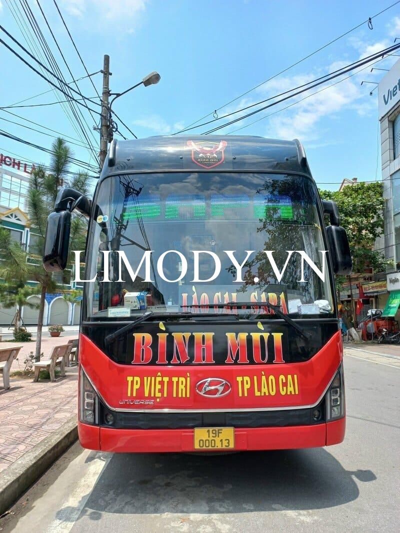 Top 6 Nhà xe Lào Cai Phú Thọ xe Việt Trì Sapa limousine giường nằm
