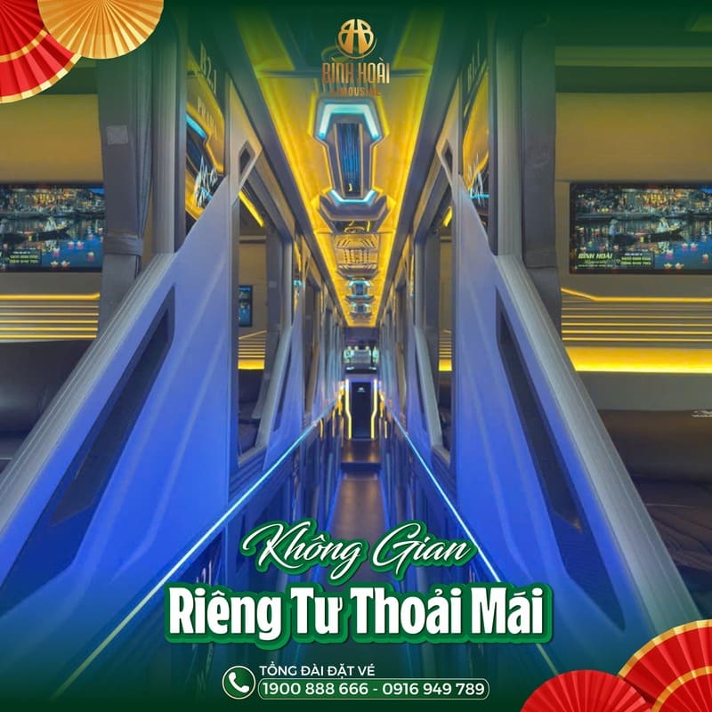 Nhà xe Bình Hoài limousine Thanh Hóa Hà Nội Đà Nẵng Lào