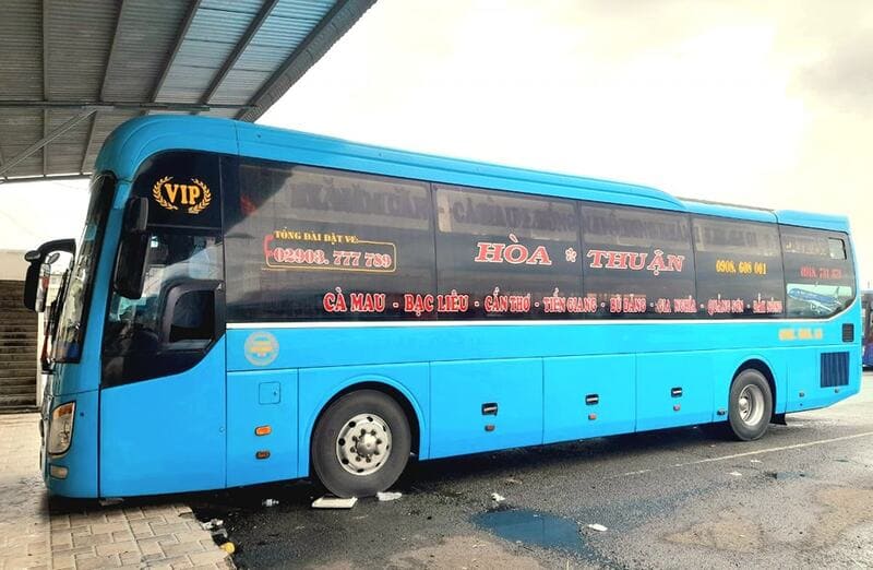 Nhà xe Hòa Thuận Cà Mau Bình Dương Đắk Nông Đồng Nai Mũi Né