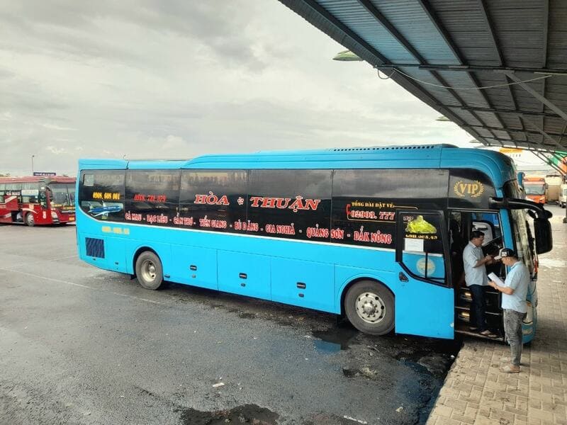 Nhà xe Hòa Thuận Cà Mau Bình Dương Đắk Nông Đồng Nai Mũi Né