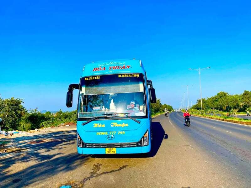 Nhà xe Hòa Thuận Cà Mau Bình Dương Đắk Nông Đồng Nai Mũi Né