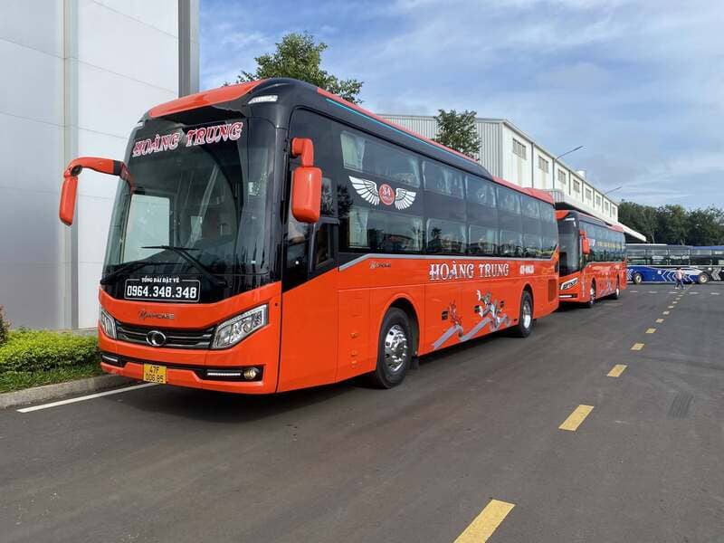 Nhà xe Hoàng Trung Đắk Lắk Gia Lai Vũng Tàu Đồng Nai Bình Thuận