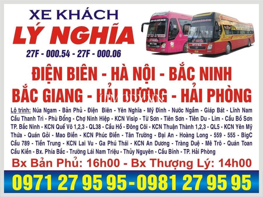 Top 6 Nhà xe từ bến xe Nước Ngầm đi Điện Biên tốt nhất