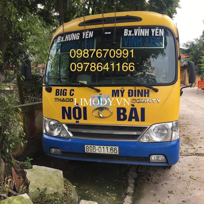 6 Nhà xe Nội Bài Hưng Yên đặt vé xe bus buýt xe khách limousine