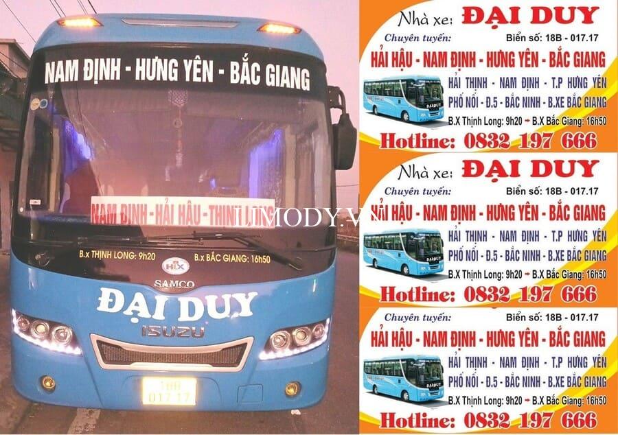 5 Nhà xe khách Hưng Yên Bắc Giang Lục Ngạn đặt xe ghép xe bus