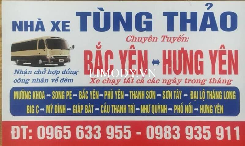 Top 5 Nhà xe khách Hưng Yên Bắc Yên số điện thoại tổng đài