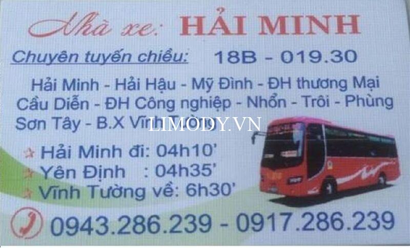 Top 4 Nhà xe khách từ Nhổn về Hải Hậu đặt vé xe limousine