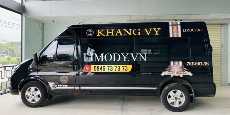 Nhà xe Khang Vy Limousine: Địa chỉ, giá vé và số điện thoại