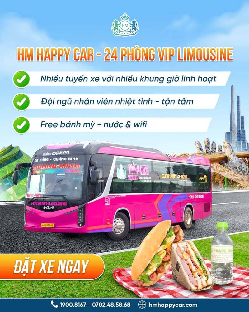 Top 11 Nhà xe Quảng Bình đi Quảng Ngãi đón khách Đồng Hới