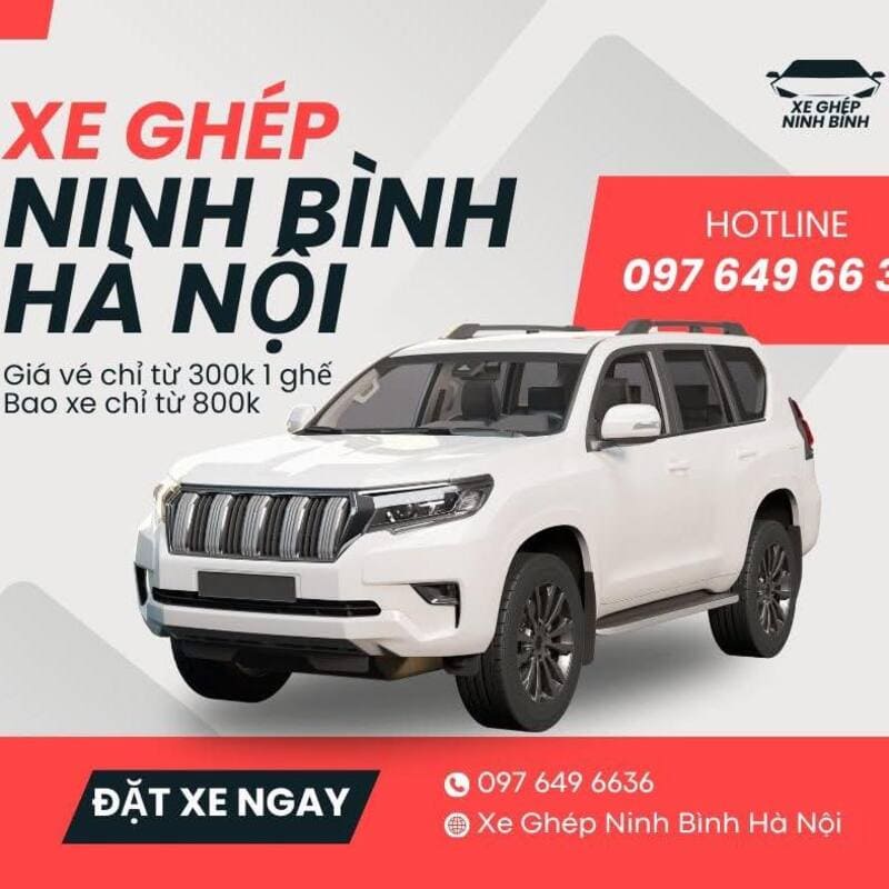 15 Xe tiện chuyến xe ghép Ninh Bình Hà Nội đi Nho Quan Kim Sơn