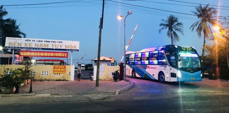 Bến xe liên tỉnh Nam Tuy Hòa (bến xe Phú Lâm): Lịch trình chi tiết