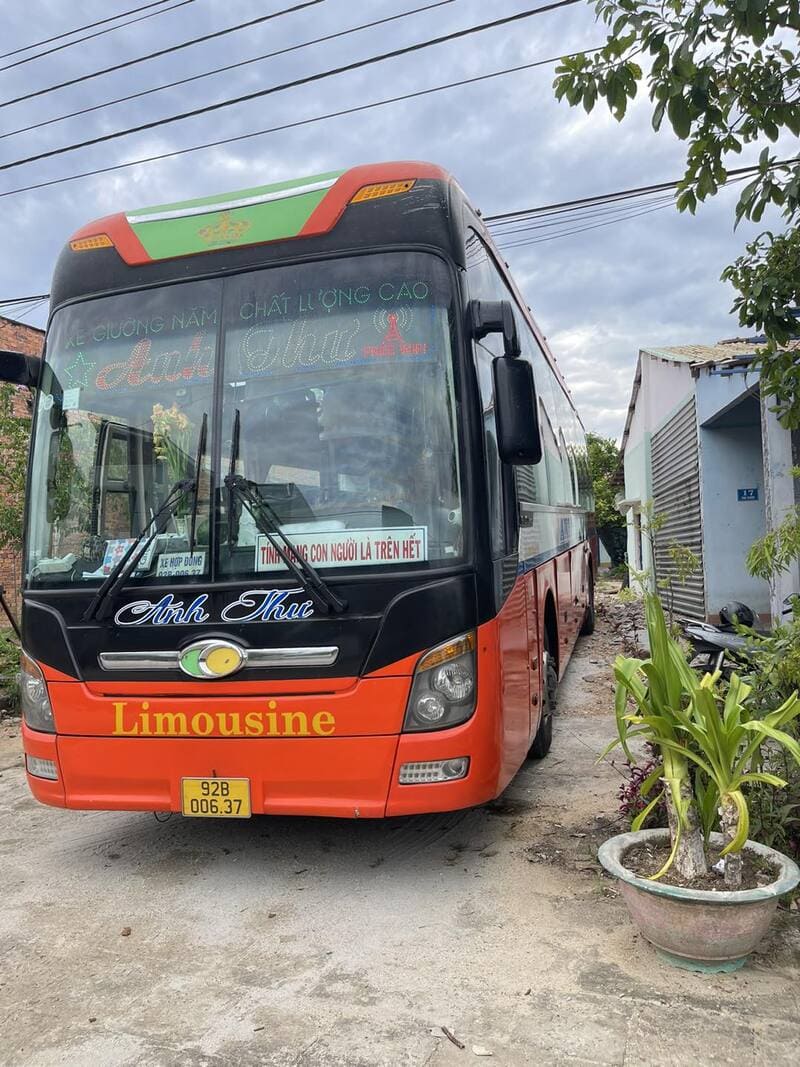 Nhà xe Anh Thư Quế Sơn Nông Sơn Quảng Nam đi Sài Gòn
