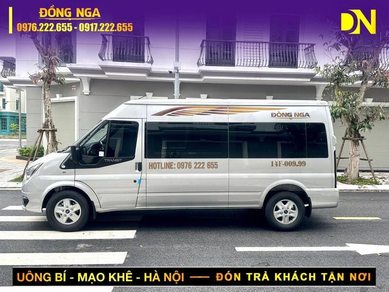 Nhà xe Đồng Nga Vàng Danh Uông Bí Mạo Khê đi Hà Nội