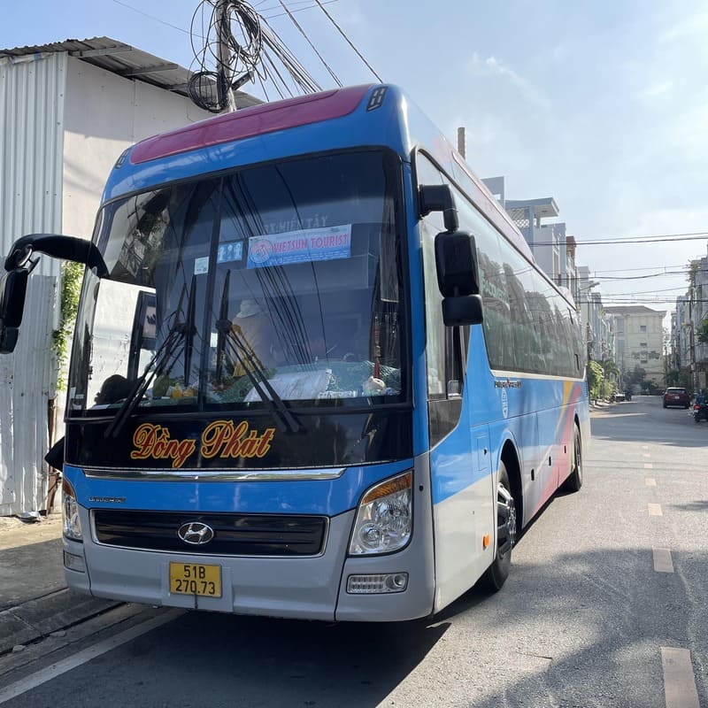 Nhà xe Đồng Phát Chợ Mới Mỹ Luông An Giang đi Sài Gòn