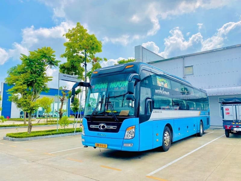 Nhà xe Dũng Hương tuyến Hà Tĩnh đi Hà Nội Sài Gòn TPHCM