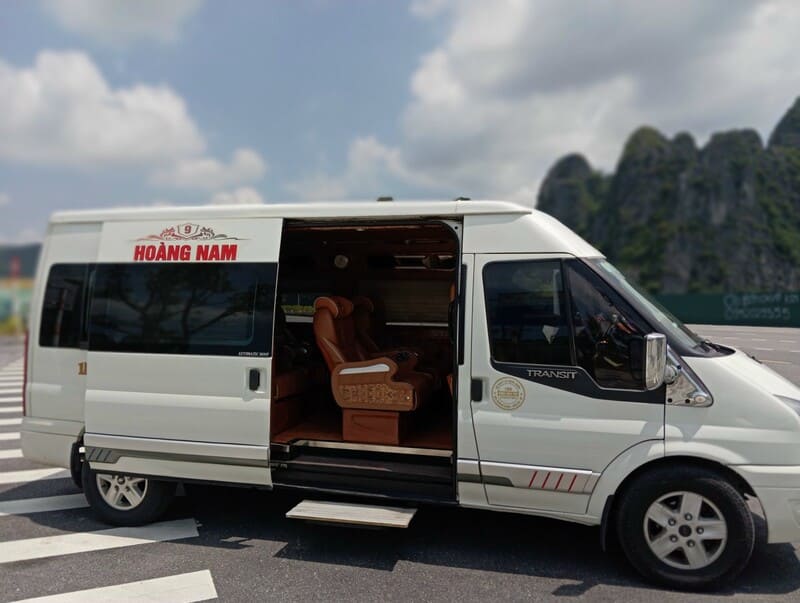 Nhà xe Hoàng Nam Hải Phòng Vân Đồn Cảng Ao Tiên Cô Tô Quan Lạn