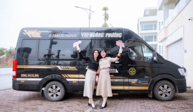 Nhà xe Hoàng Phương Limousine Hải Phòng Hà Nội SB Nội Bài