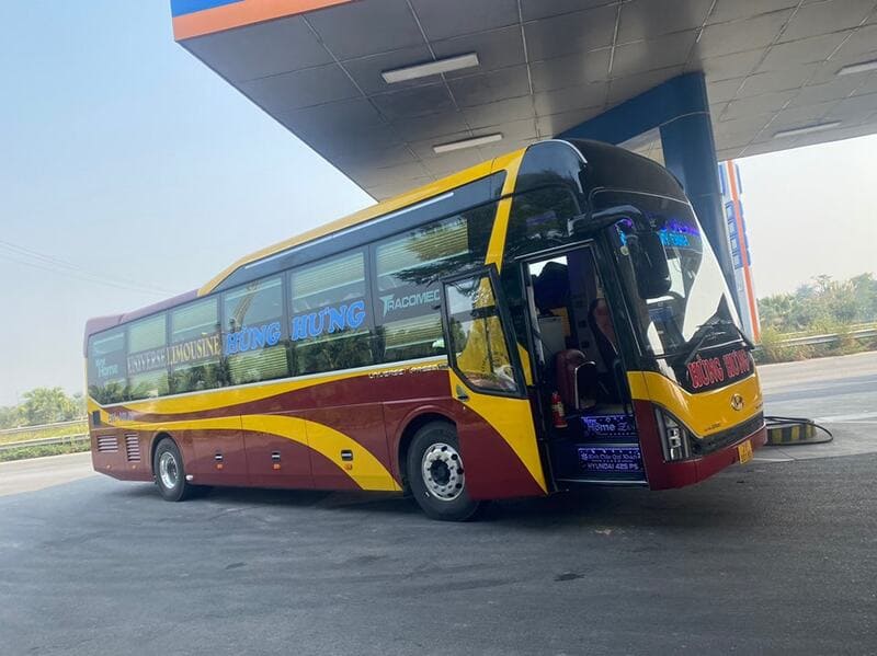 Nhà xe Hùng Hưng Lục Yên đi Mỹ Đình Gia Lâm Giáp Bát Hà Nội
