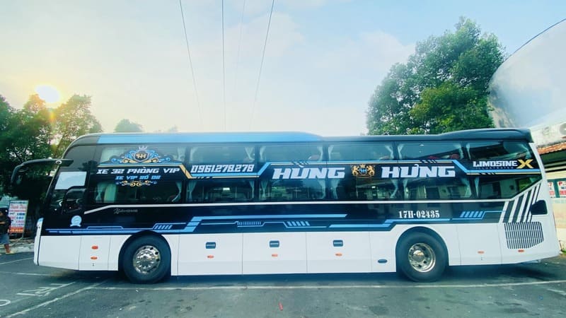 Nhà xe Hùng Hưng Thái Bình đi Sài Gòn chuyên tuyến Bắc Nam