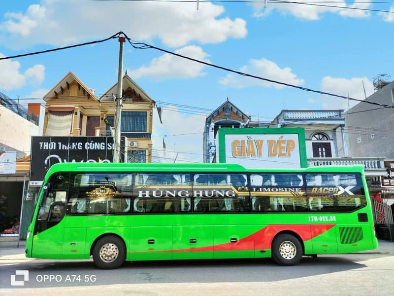 Nhà xe Hùng Hưng Thái Bình đi Sài Gòn chuyên tuyến Bắc Nam