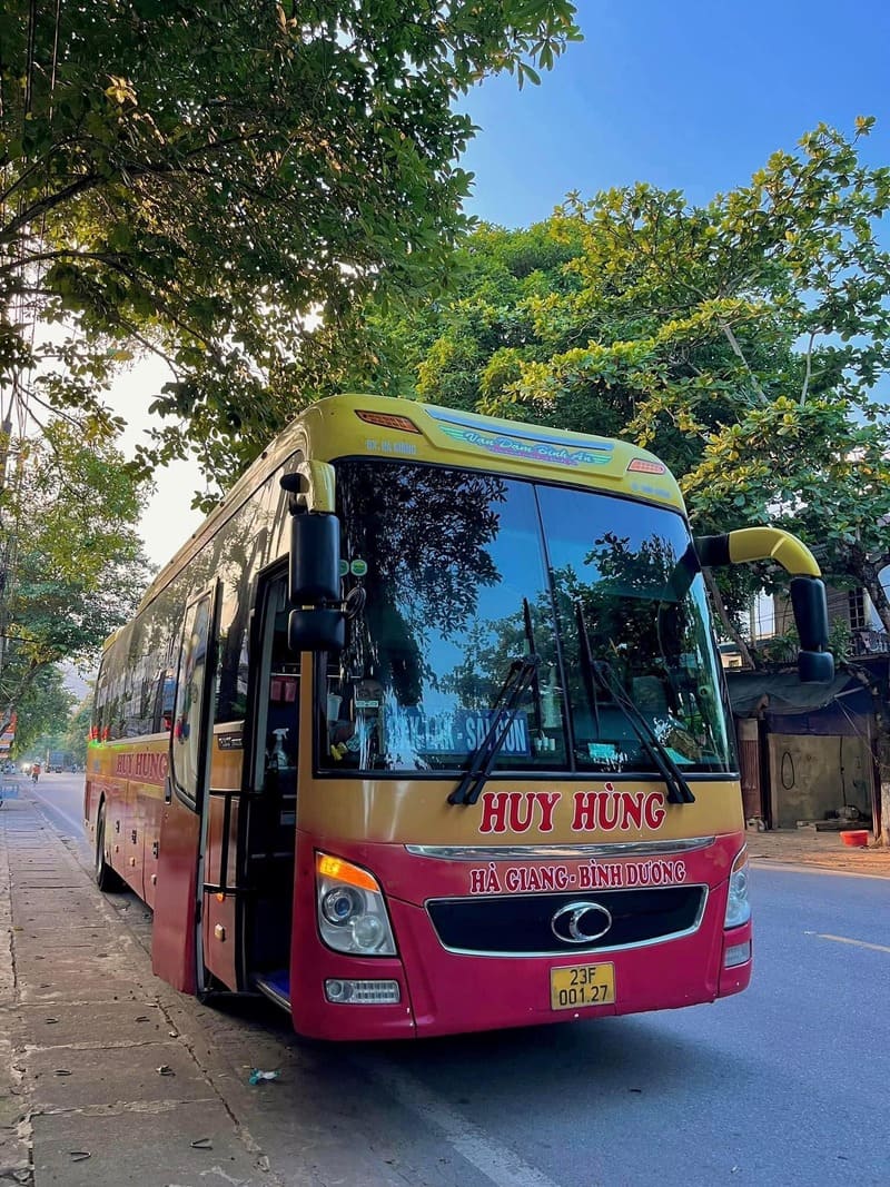 Nhà xe Huy Hùng Bắc Nam Hà Giang Sài Gòn Bình Dương Đồng Nai