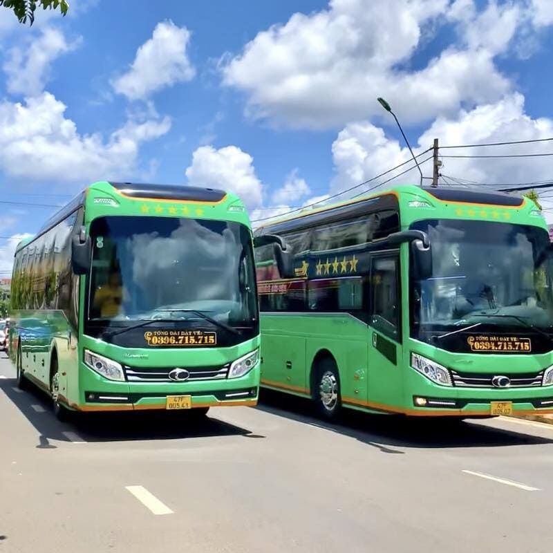 Nhà xe Huy Hùng Việt Trung tuyến từ Đắk Lắk đi Hà Tĩnh Nghệ An