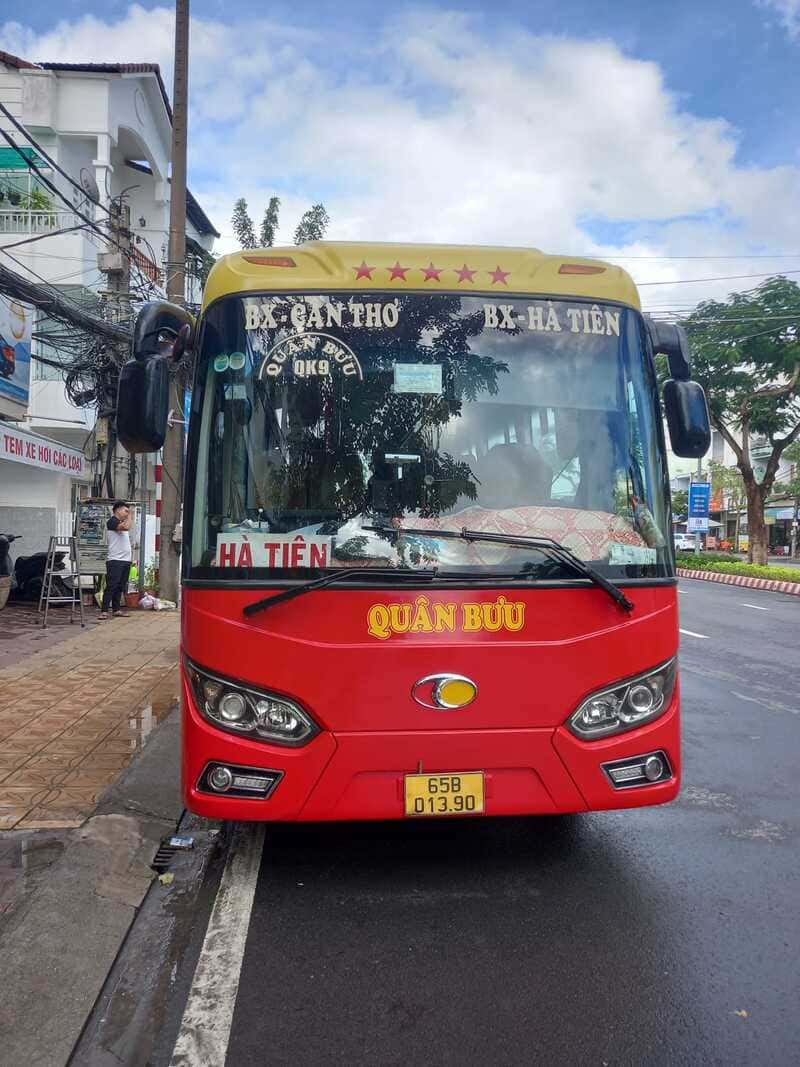 Nhà xe Quân Bưu Cần Thơ Hà Tiên: Số điện thoại, lịch di chuyển