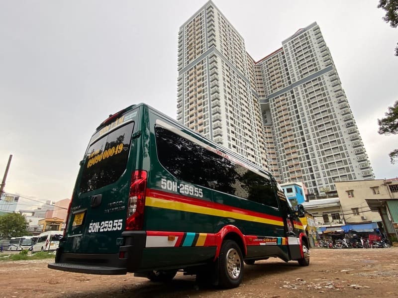 Nhà xe Sơn Lâm Phan Thiết Mũi Né Phú Quý đi Sài Gòn