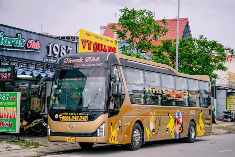 nhà xe Thanh Nhã Đà Nẵng đi Cư Jút BMT và Quy Nhơn Phú Yên