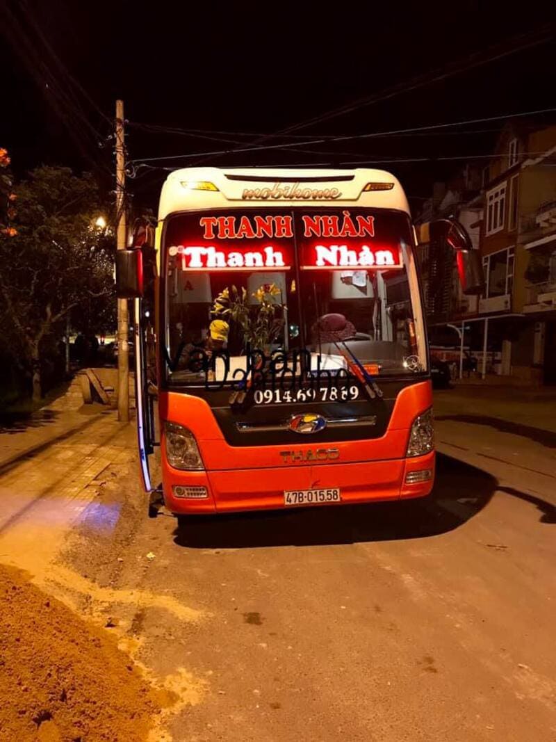 Nhà xe Thanh Nhàn Đà Lạt Krông Năng Buôn Hồ Buôn Mê Thuột