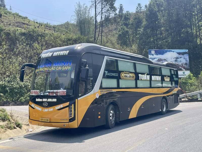 Nhà xe Tuấn Minh tuyến Hải Phòng đi Hạ Long Sapa Cao Bằng