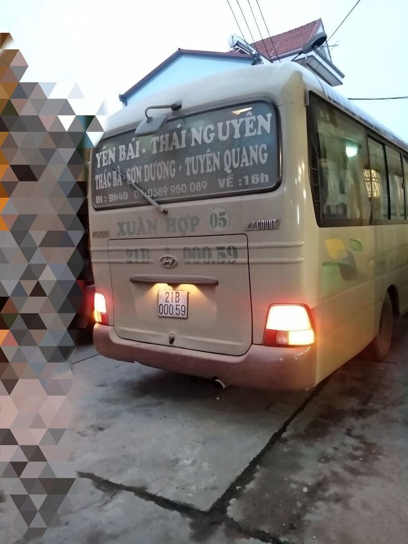 Nhà xe Xuân Hợp tuyến Thái Nguyên Yên Bái Tuyên Quang