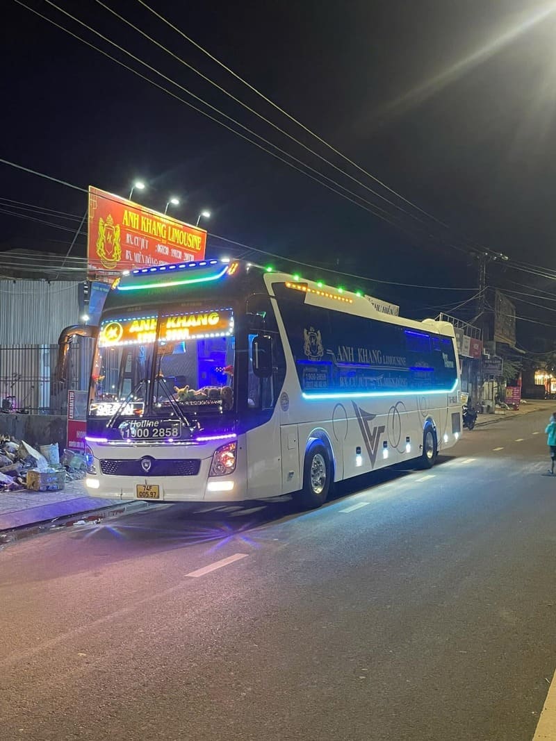 Nhà xe Anh Khang Sài Gòn đi Đắk Nông Cư Jút Nam Dong