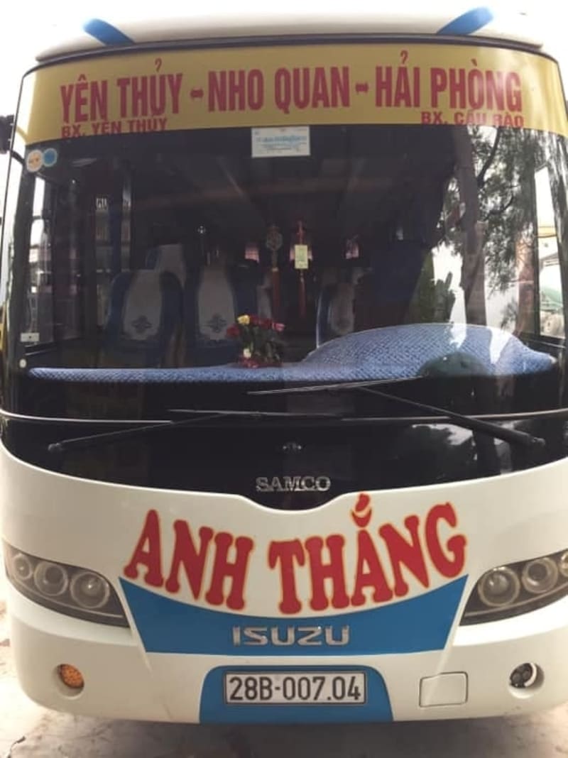 Nhà xe Anh Thắng Nho Quan Quảng Ninh Ninh Bình Hải Phòng