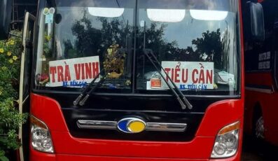 Nhà xe Anh Tuấn Trà Vinh Tiểu Cần Trà Cú đi Bến Cát Bình Dương