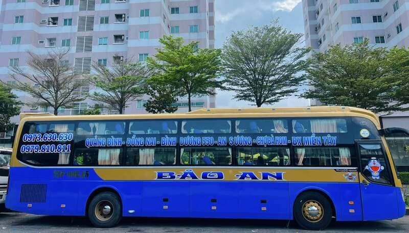 Nhà xe Bảo An Quảng Bình Sài Gòn: Số điện thoại, giá vé