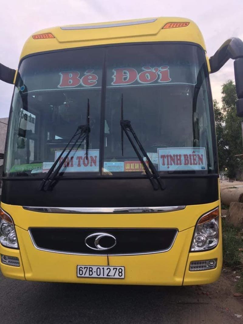 Nhà xe Bé Đời An Giang Vũng Tàu Khánh Bình Tịnh Biên LaGi