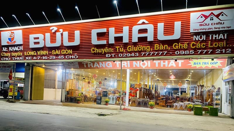 Nhà xe Bửu Châu Long Vĩnh Duyên Hải Trà Cú Trà Vinh đi Sài Gòn
