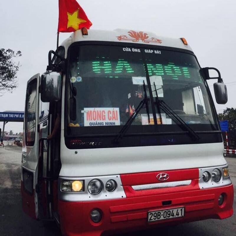 Nhà xe Chiến Thắng Quảng Ninh Cẩm Phả đi Hà Nội Giáp Bát