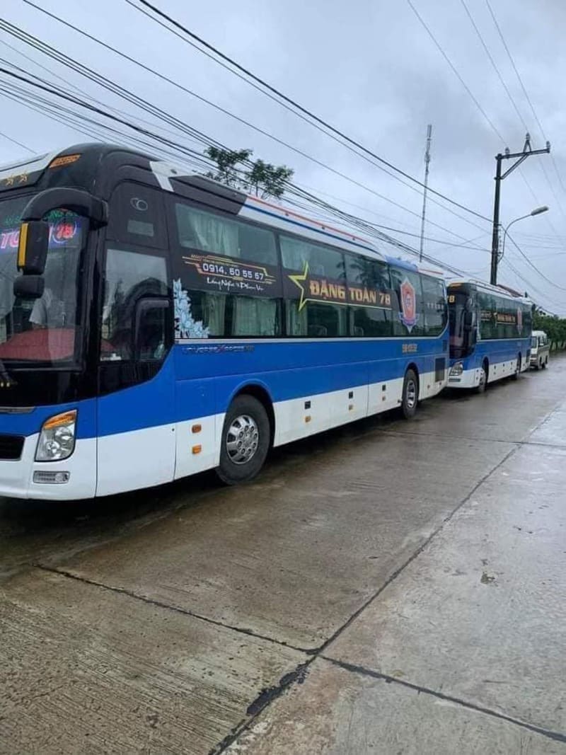 Nhà xe Đặng Toàn 78 Phú Yên TPHCM Bình Dương Long An