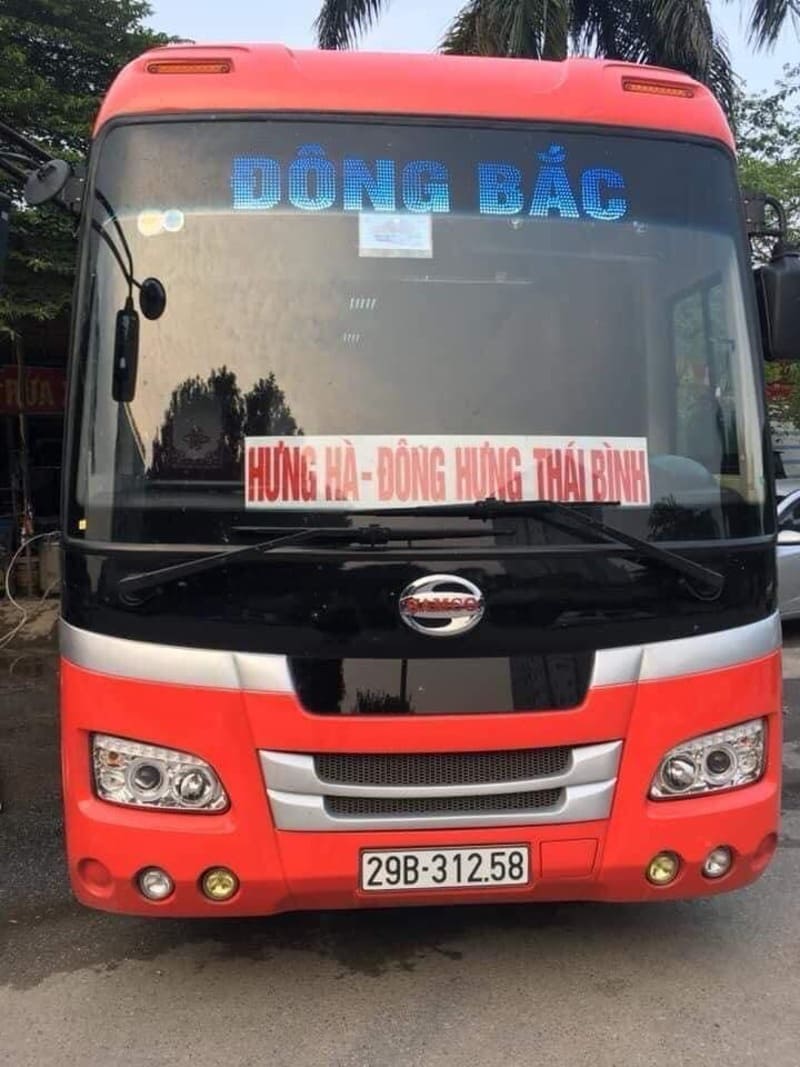 Nhà xe Đông Bắc Đông Hưng Hưng Hà Thái Bình đi Hà Nội