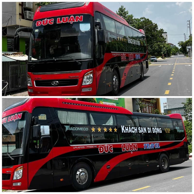 Nhà xe Đức Luận Quảng Ngãi Huế Đà Nẵng Móng Cái Vân Đồn