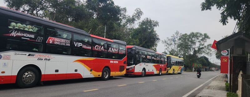 Nhà xe Gia Anh Cẩm Nhượng Hà Tĩnh Hà Nội Vinh Nghệ An